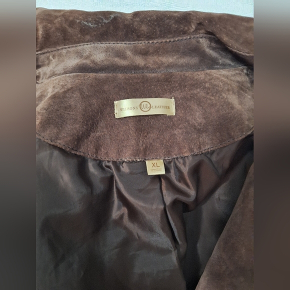 Wilsons Leather Brown Blazer - Great Condition - Picture 9 of 10